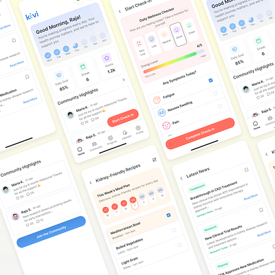 "Feels like someone’s with me." — Kivi User appdesign digitalhealth healthtech interfacedesign minimaldesign mobileappdesign mobileui uidesign uiux webdesign