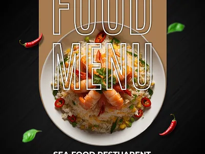 Modern Food Menu Design food flyer graphic design menu design menu layout modern design