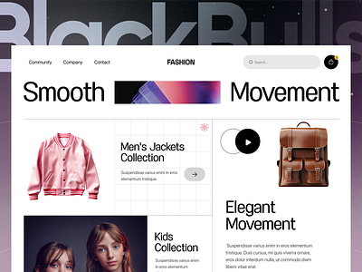 Fashion e-commerce website ui design e commerce e commerce website fashion marketplace fashion store fashion website herosection minimalist ui modern design modern slider online shop product product page shopping shopping website