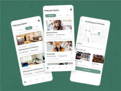 🏡 Find Your Choice – Room & Flat Finder App appdesign branding creativedesign dashboarddesign design designdaily figma illustration interfacedesign minimaldesign mobiledesign moderndesign productdesign prototype ui uidesign ux uxdesign webdesign