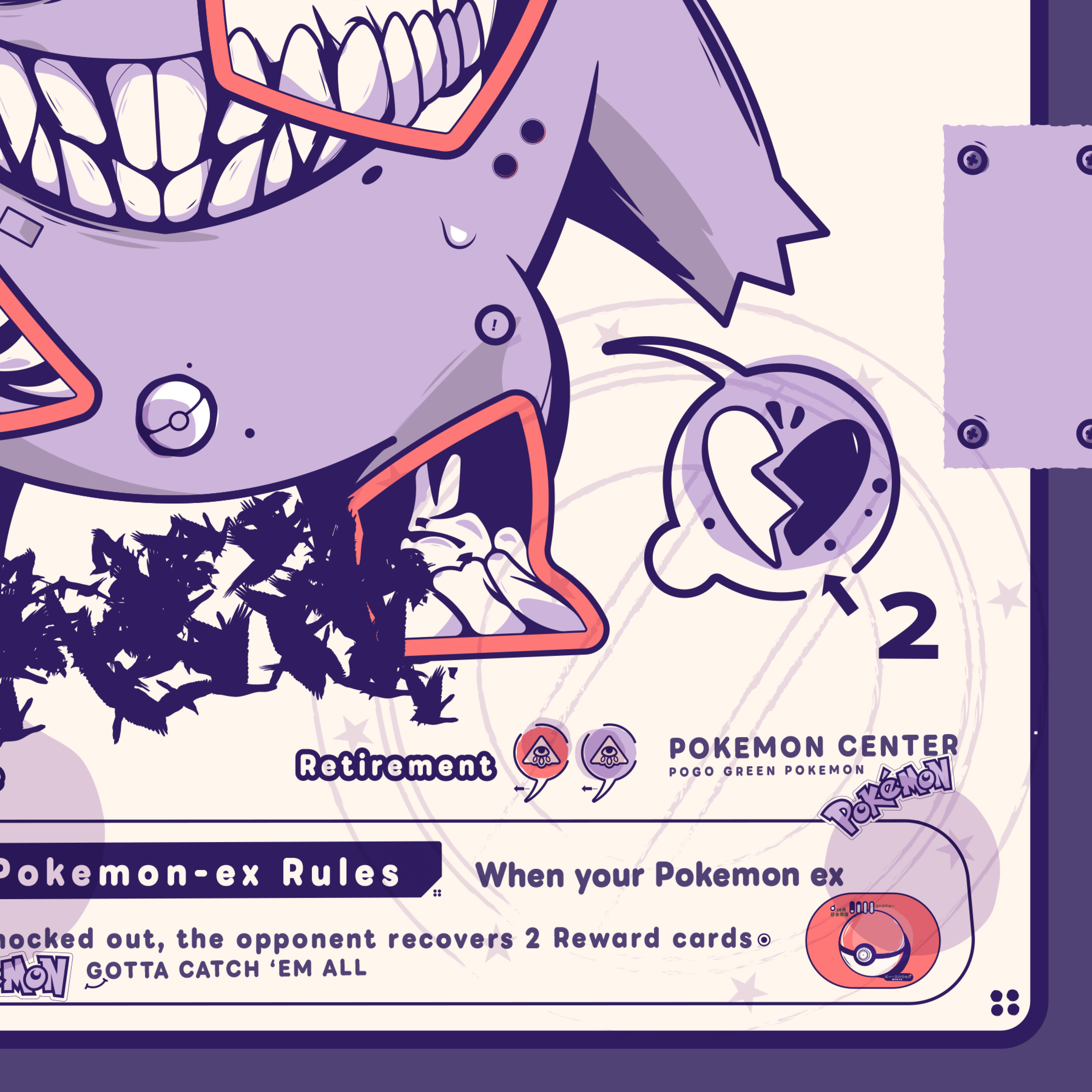 Example of I Will Design Pokemon Card Illustration