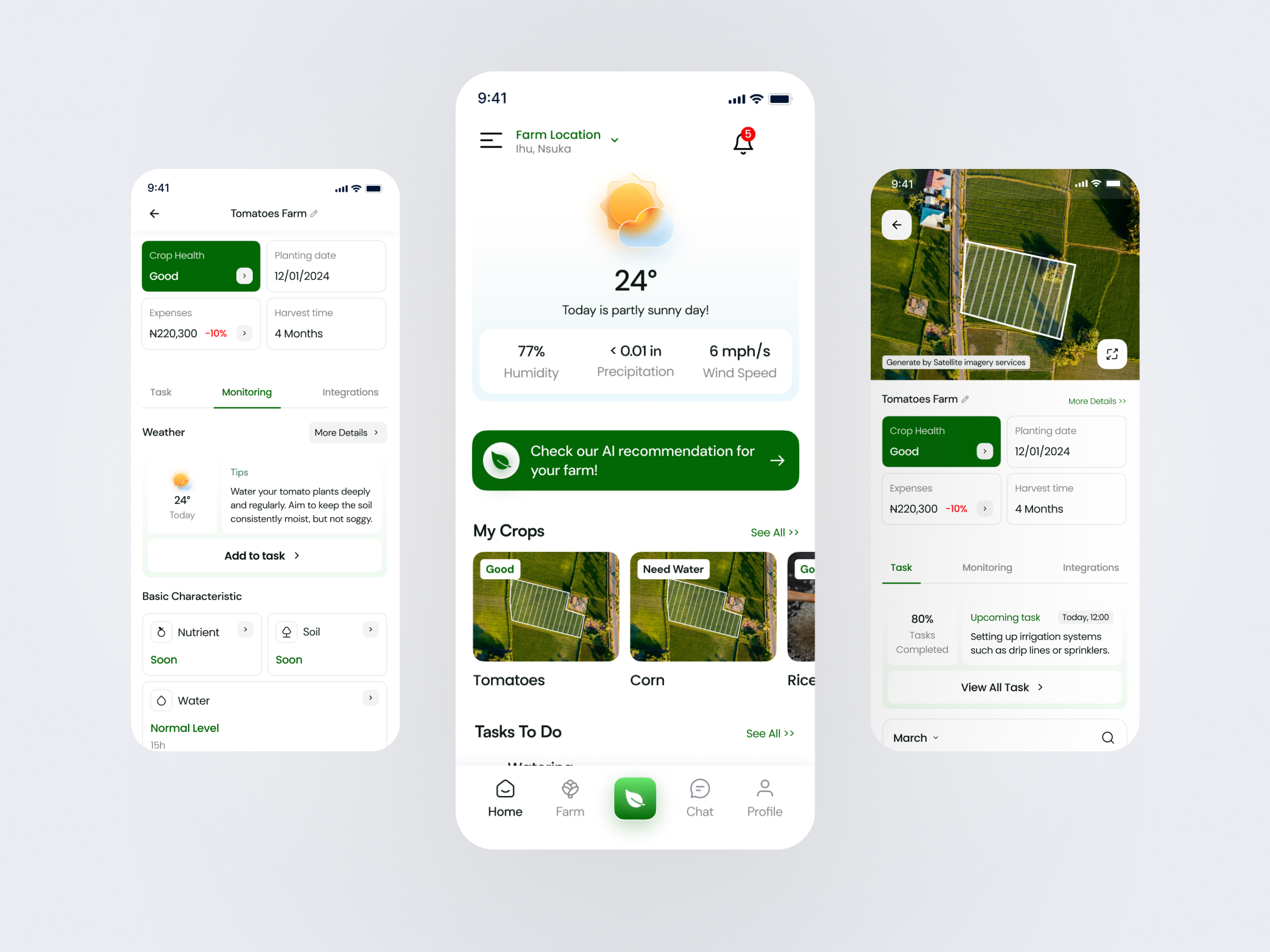 Agriculture App agriculture agro app app farm app smart farming ui design