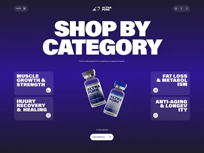 Online Shop Interactive Design 3d design 3d product animation dark ui interaction interactive design micro interaction online store product shop ui animation ui design website