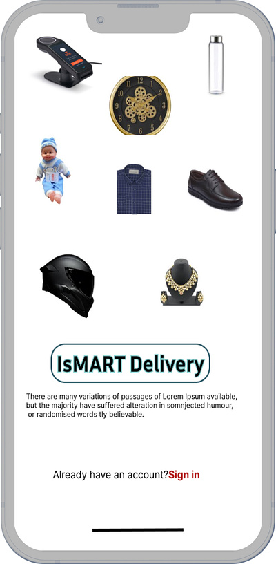 E-commerce Mobile App-IsMart Delivery design ecommerce mobiledesign online shopping ui uidesign visualdesign
