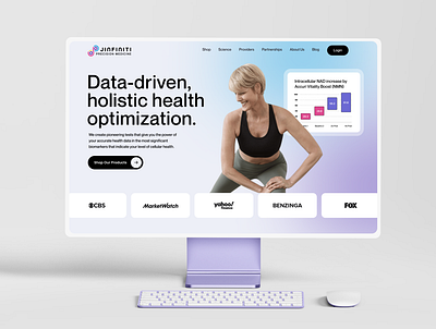 Jinfiniti Website Redesign branding graphic design landing page design landingpage mediclawebsite product design responsive design ui uiux design user experience design user interface design website redesign