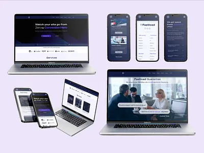 Fastload Landing Page Design Assignment ui uiux user interface user interface design uxui uxui design web design website design