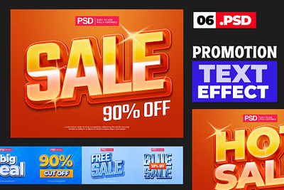 3d Sale Promotion Text Effects 3d font 3d text clearance font font effect promotion sale text effects text headline typography