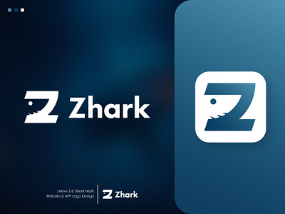 Z letter Logo - Shark Logo for Website & App ai logo app icon app logo brand identity branding crypto logo design logo minimalist nft logo shark logo symbol website website logo z z app icon z icon z letter logo z logo z modern logo