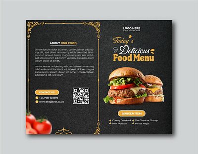 MENU CARD DESIGN branding food graphic design menu menu card design restrurant