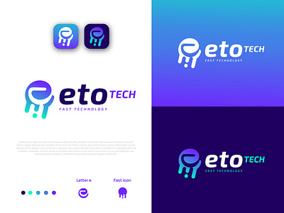 eto tech logo concept (Technology logo) app logo best logo branding colorful colourful logo creative delivery logo design e letter logo e logo icon graphic design logo logo mark modern symbol tech company logo tech technology