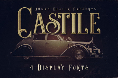 Castile SALE 14 Display Fonts - 76 Fonts bundle creative fonts decorative font display font fonts fonts bundle fonts megabundle logo move font retro retro font retro typography typography vintage vintage font