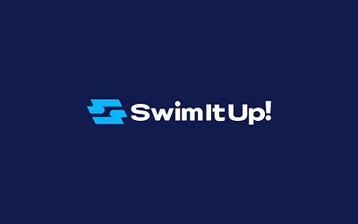 Swim It Up! brand branding identidade visual logo logo design swimming systems tech visual identity