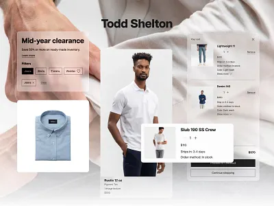 Todd Shelton development next.js redesign shopify