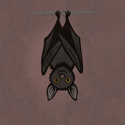 A Friendly Vampire ✨ animal illustration bat book illustration cute decoration flat halloween illustration mascot nature illustration vampire vintage