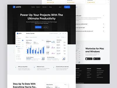 ADCAN – Project Management Landing Page adcan businessgrowth modernsaas productivitytools projectmanagement saas taskmanagement teamcollaboration workflowautomation