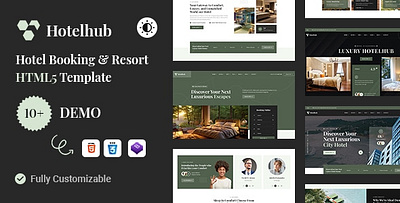 Hotelhub – Hotel Booking & Travel Resort HTML5 Template