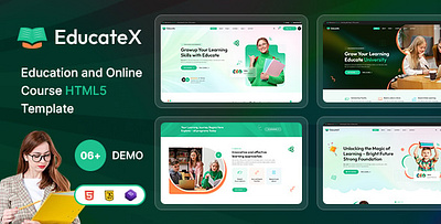 EducateX – Education & Online Course HTML5 Template