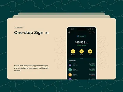 Crypto App Flow animation branding crypto crypto wallet design graphic design illustration logo nft ui ux vector wallet