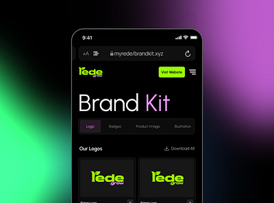 Rede - Brand Kit Website branding brandkit crypto