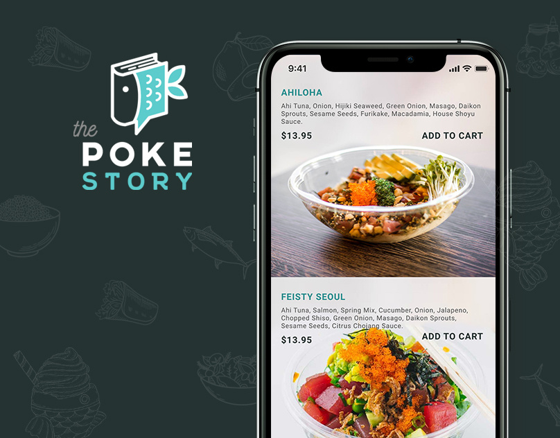 Poke delivery app figma food app mobile app prototype restaurant ui ui ux user flow