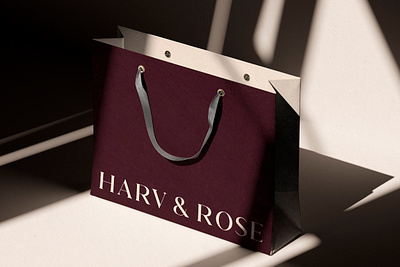 HARV & ROSE Fashion Branding brandidentity branding design graphic design logo monogram typography