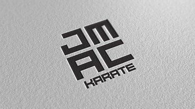 JMAC Karate Logo Design brand identity graphic design logo design print design stationary