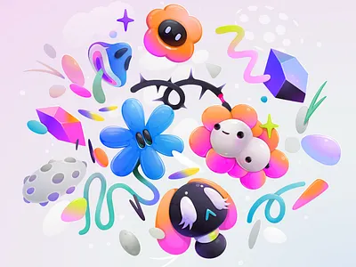 Characters#7 abstract branding cartoon character colorful concept design graphic design illustration zutto