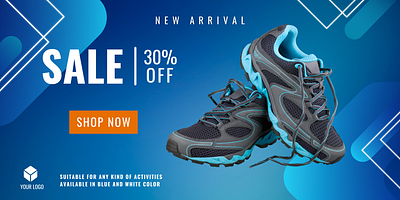 Shoes store hero section branding design graphic design ui