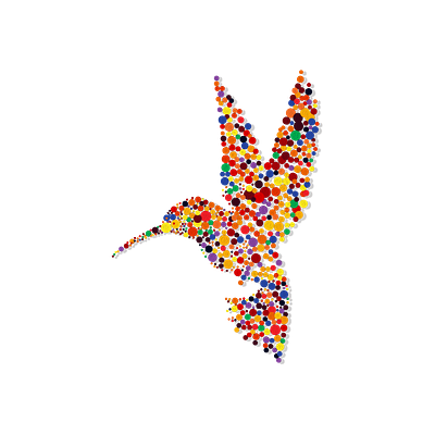 Hummingbird bird digitalart graphic design illustration logo postcard romansgallery t shirts vector