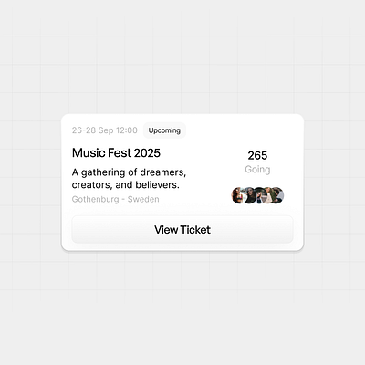 Announcement announcement design ui