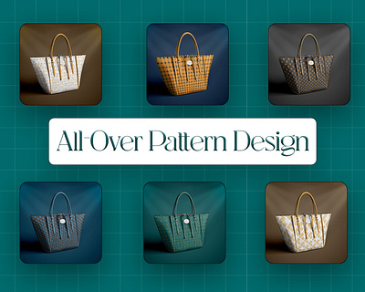 Luxury Geometric Pattern Tote Bag Design highendfashion