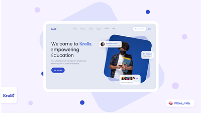 Smart school solution - Landing page figma figma design landing page school ui smart school smart school solution ui ui design