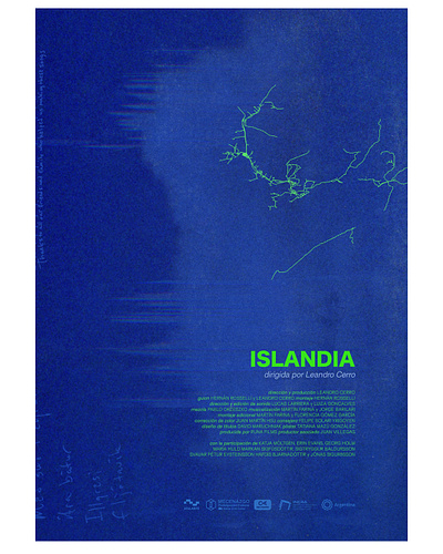 Póster largometraje "Islandia" (2024)