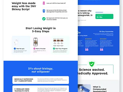 Healthcare Landing Page figma landing page ui