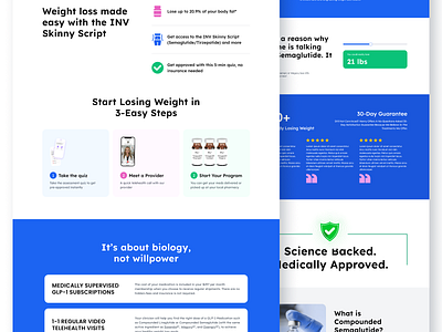 Healthcare Landing Page figma landing page ui