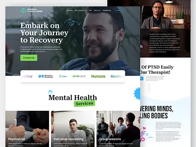Landing Page UI figma healthcare landing page ui