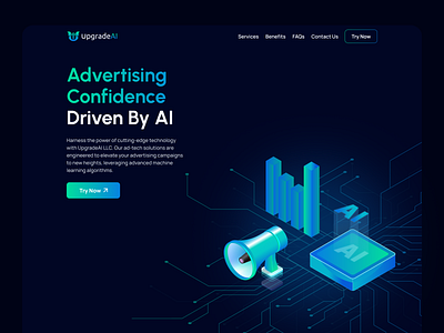 AI Tool Landing Page figma landing page ui