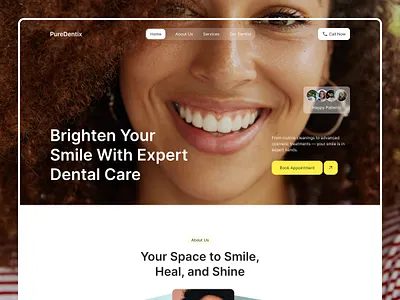 Dental Care Landing Page ai dental care ai health care clinic dental dental care dental care web design dental clinic dental landing page dental website dentist website doctor health landing page medical medical web design web design website