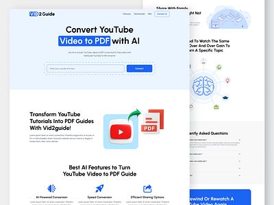 Landing Page UI figma landing page ui website