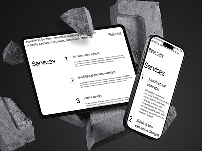 Services design minimalist minimalist webdesign scandinavian design scandinavian style services section ui ui design ux ux design web design webdesign white website whitespace
