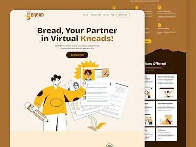 Hiring Company Landing Page figma landing page ui