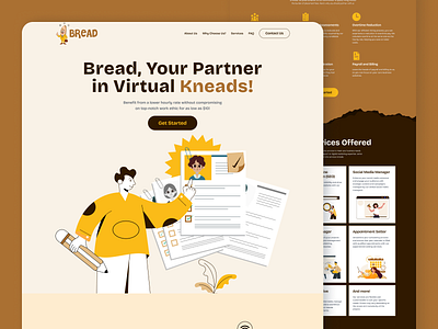 Hiring Company Landing Page figma landing page ui
