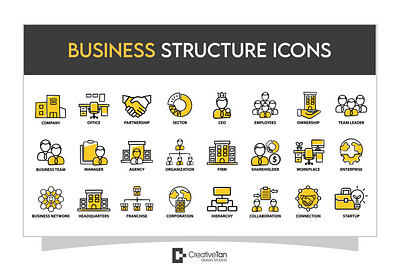 Business Structure free style Icons Set brand icons branding business icons graphic design icon set icons illustration ui vector