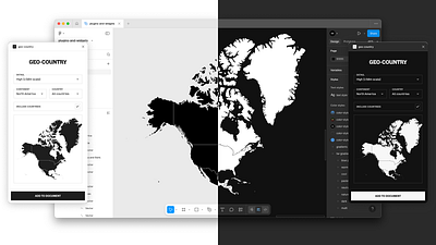 Geo Country country vector figma map design
