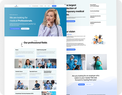 PagoMed - Website Redesign about us contact us page design graphic design healthcare professional web healthcare web healthcare website hiring page home page landing page medical website ui uiux user interface userinterface ux web redesign webdesign website desgin