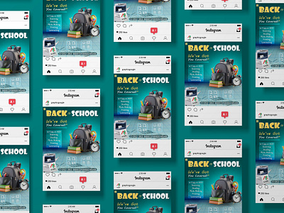 Back to School Social Media post for Printing Center ad design ads advertising back to school creative depictdigonto eyecatch graphic design instagram post post design professional reach out post social media post unique web