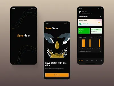 Smart Water Control App – Monitor & Manage Anywhere borewellmonitoring cleandesign iotapp iotdashboard motorcontrol smarthome smartwater uiuxdesign waterlevelmonitoring watermanagement