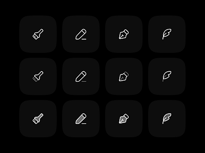 Edit formatting icons | 10K+ figma icon library. edit figma icons hugeicons icon icon design icon library icon pack icon set iconography icons illustration paint brush pen tool quill write ui
