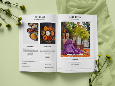 Line sheet wholesale template order form