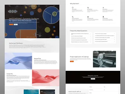 Modern Website for Industrial Coatings Brand branding clean ui industrial design minimal design mobile friendly modern web responsive design ui design ux design web design website redesign